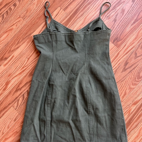 Green Zip-Front Dress Kendall & Kylie - Picture 3 of 4